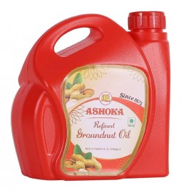 Ashoka Refined Groundnut Oil   Can  2 litre